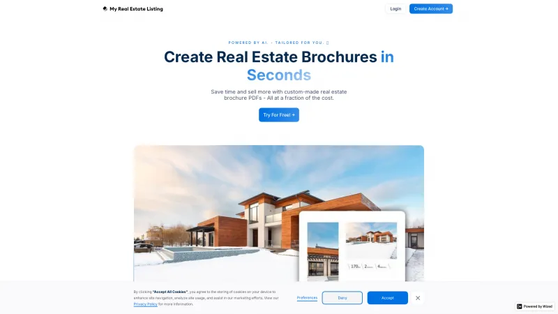 Homepage of myrealestatelisting