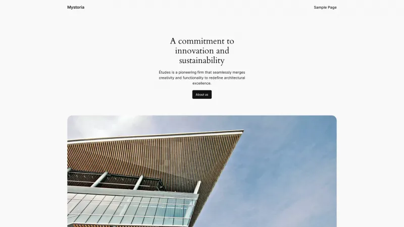 Homepage of mystoria