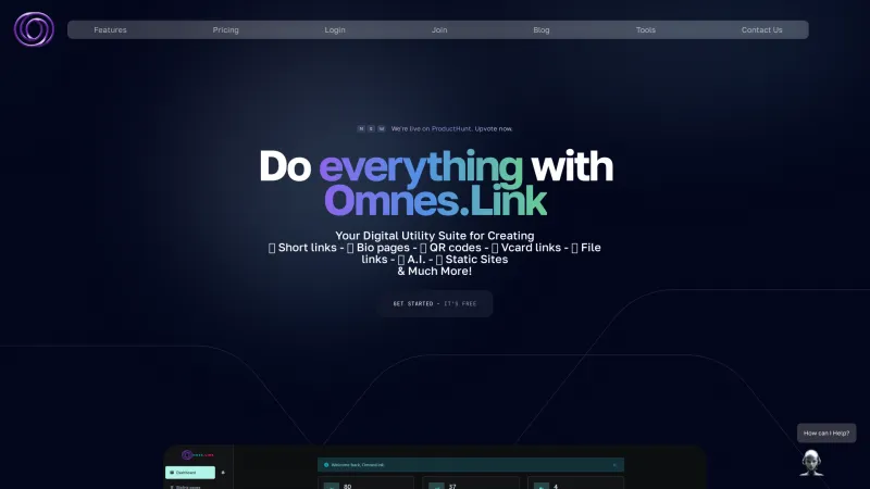 Homepage of omneslink