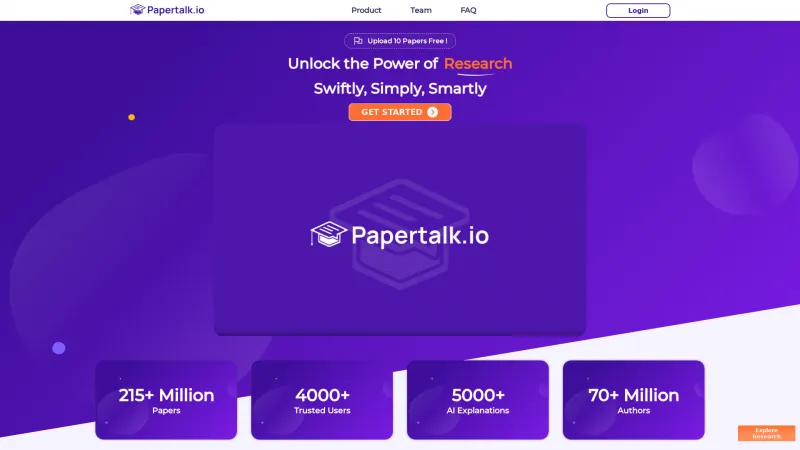 Homepage of papertalk