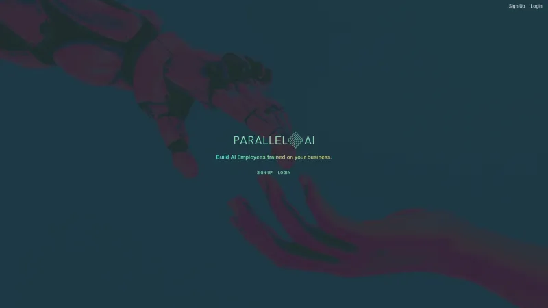 Homepage of parallellabs