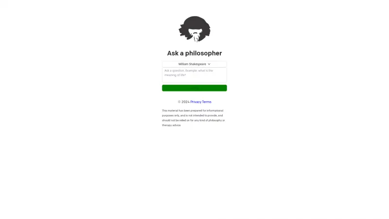 Homepage of philosophy