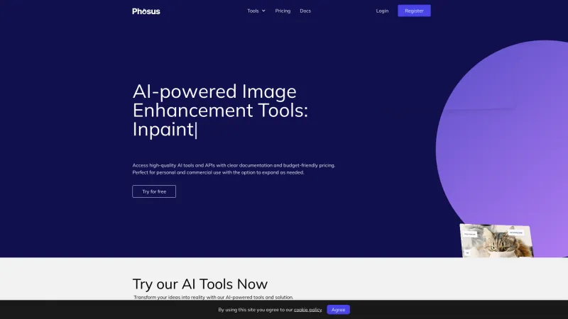 Homepage of phosus