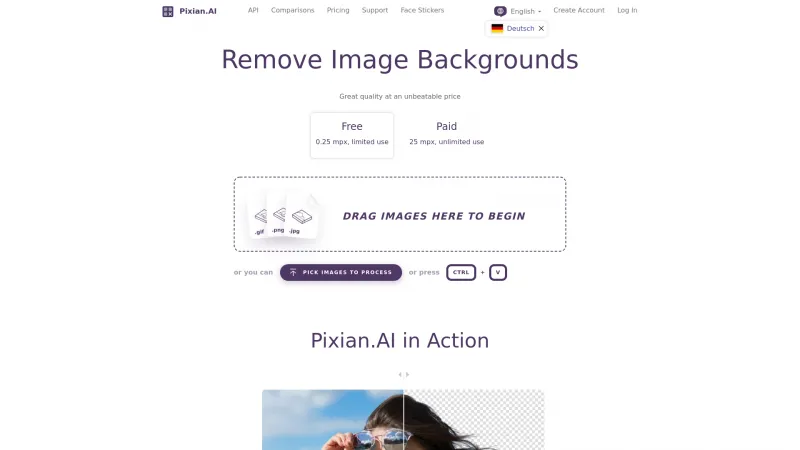 Homepage of pixian