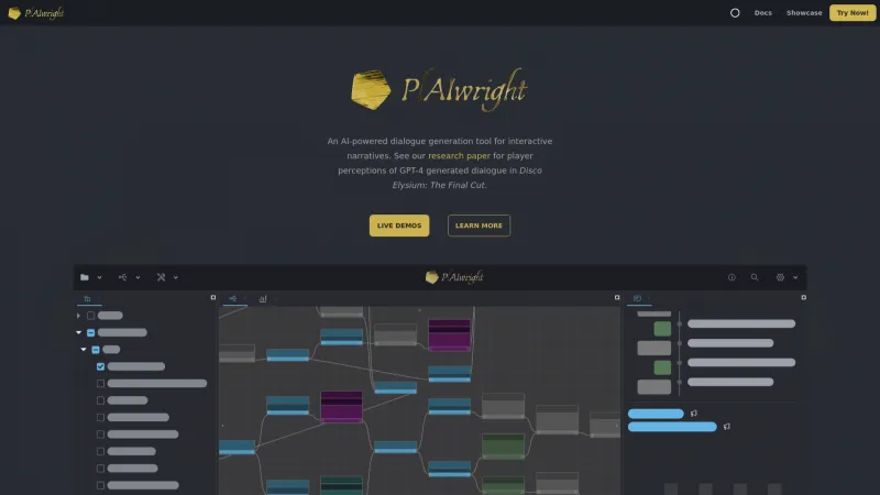 Homepage of aiwright