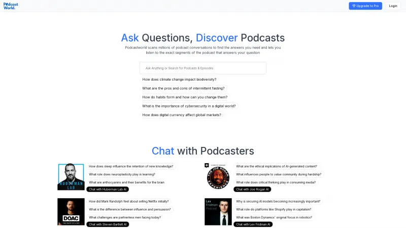 Homepage of podcastdisclosed