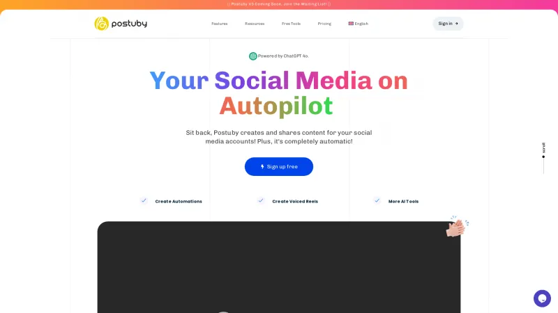 Homepage of postuby