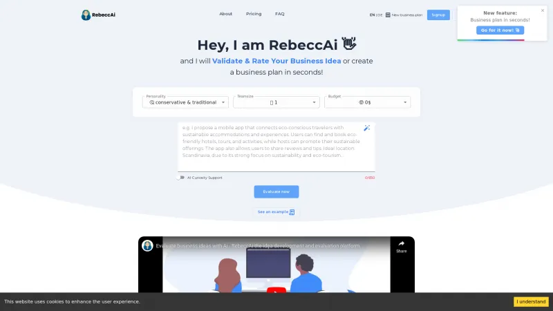 Homepage of rebecc