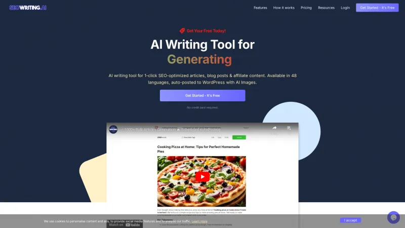 Homepage of seowriting