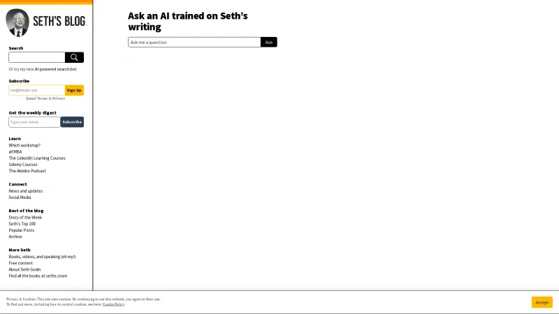 Homepage of seths