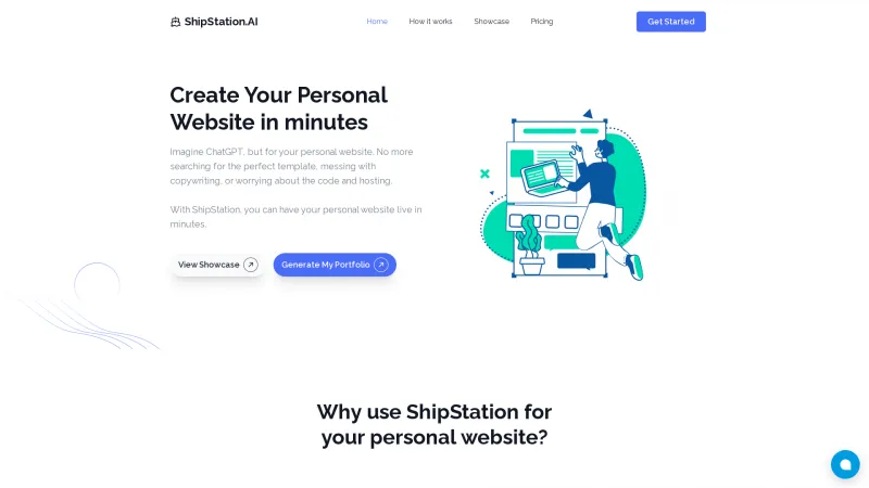 Homepage of shipstation