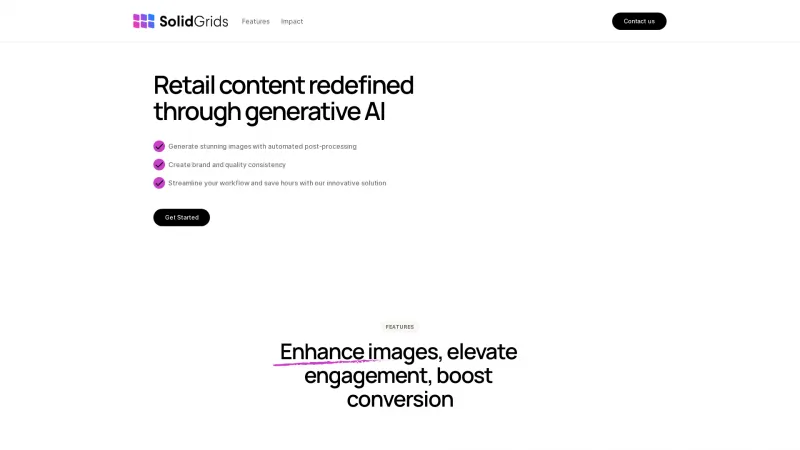 Homepage of solidgrids