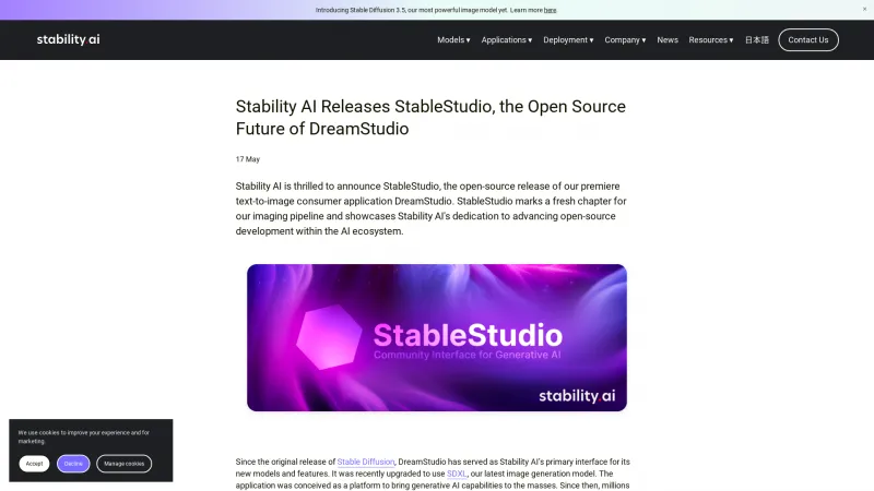 Homepage of stability