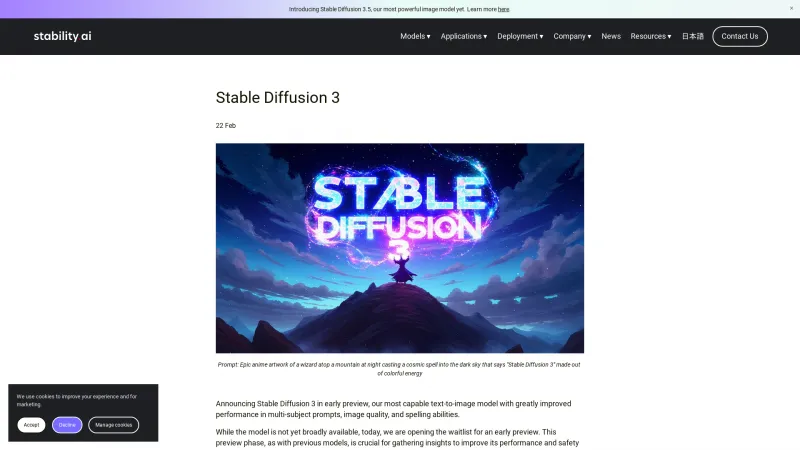 Homepage of stability