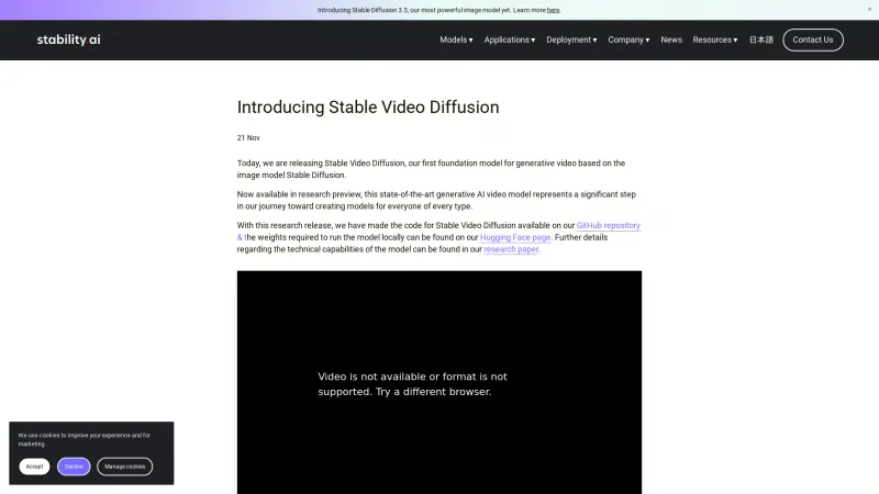 Homepage of stability