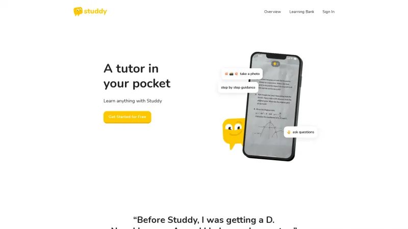 Homepage of studdy