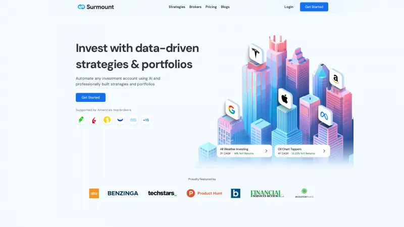 Homepage of surmount