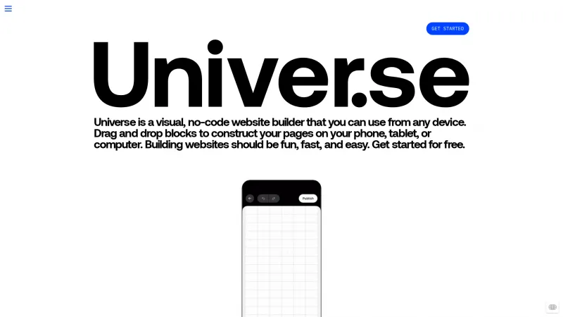 Homepage of univer