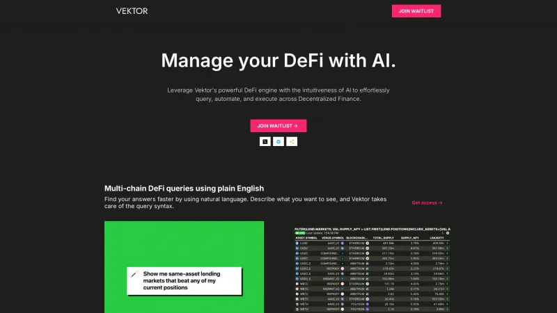 Homepage of vektor