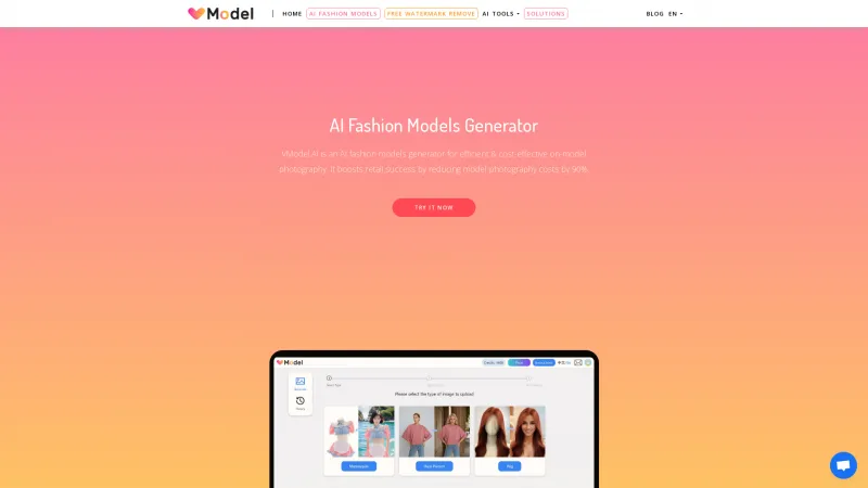 Homepage of vmodel