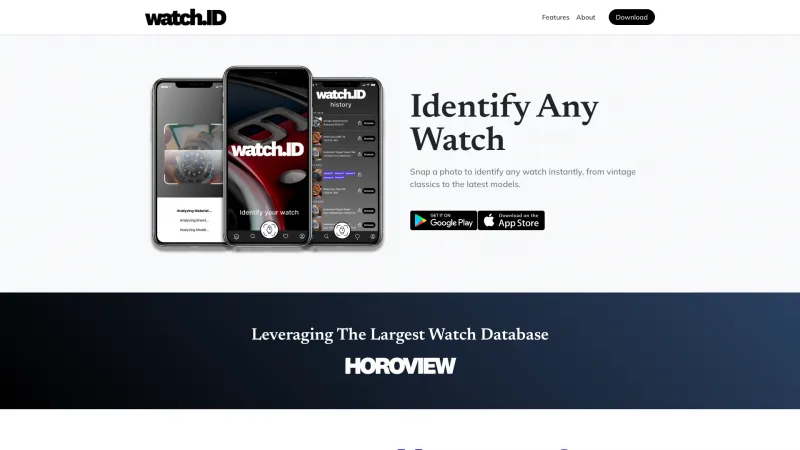 Homepage of watchid