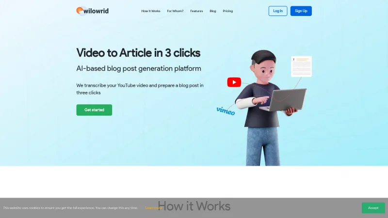 Homepage of wilowrid