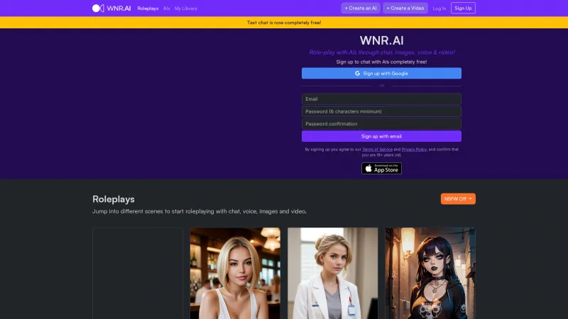 Homepage of wnr