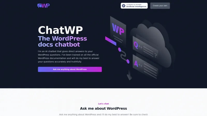 Homepage of wpdocs