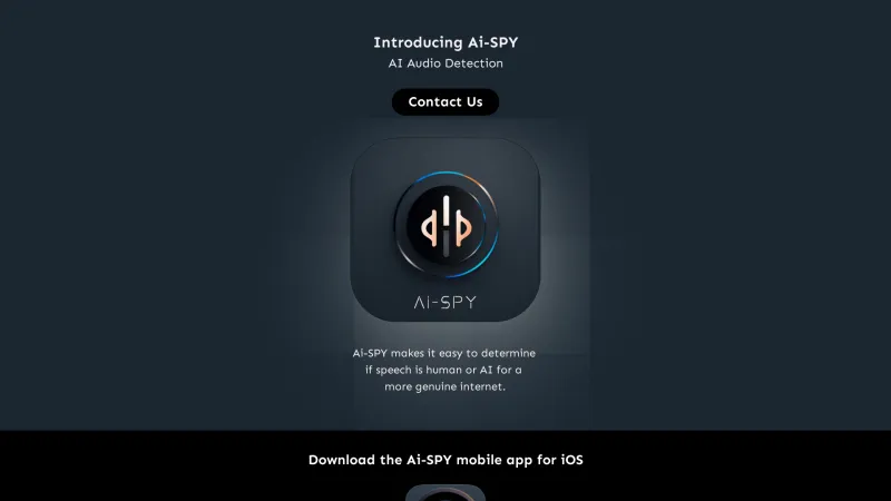 Homepage of ai-spy