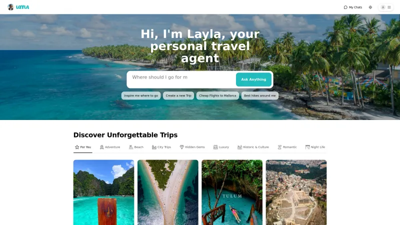 Homepage of aihotelreview