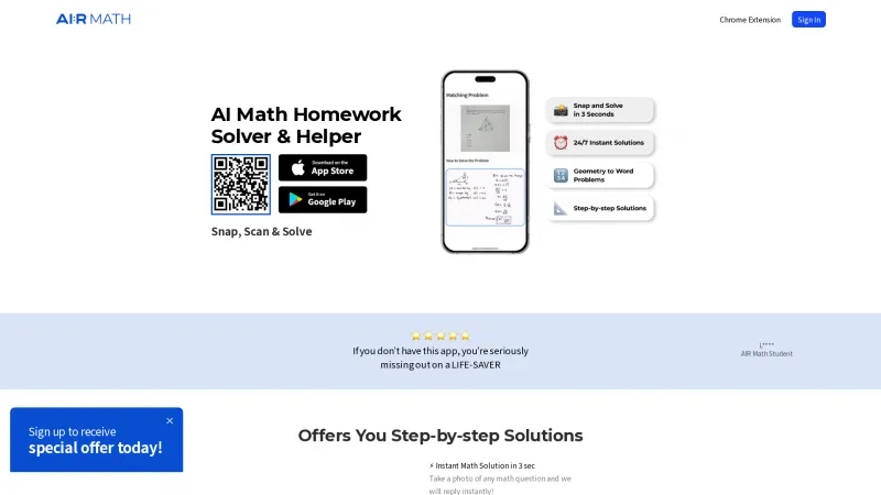 Homepage of airmath