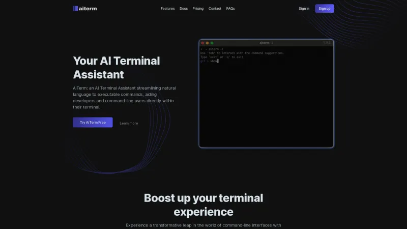 Homepage of aiterm