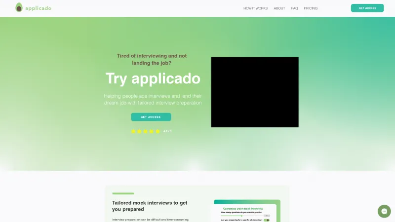 Homepage of applicado