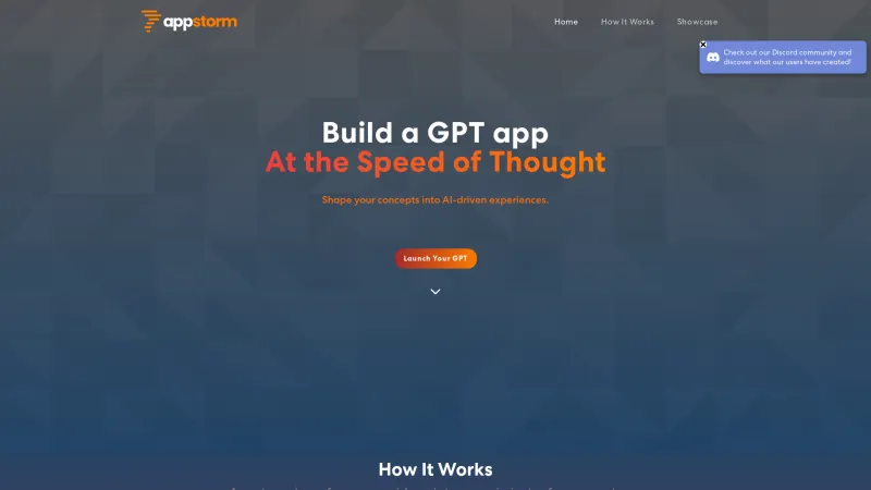 Homepage of appstorm