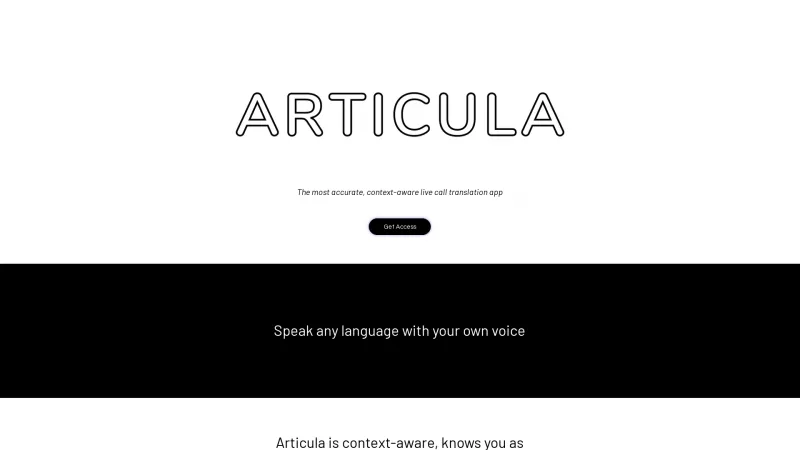 Homepage of articula