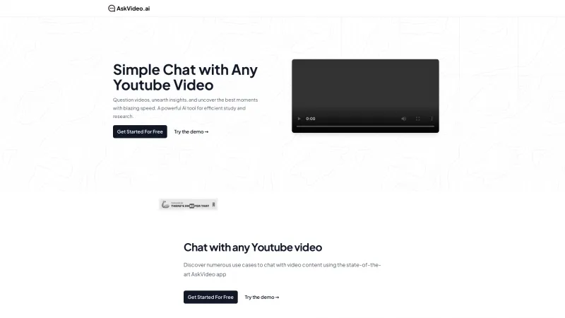 Homepage of askvideo