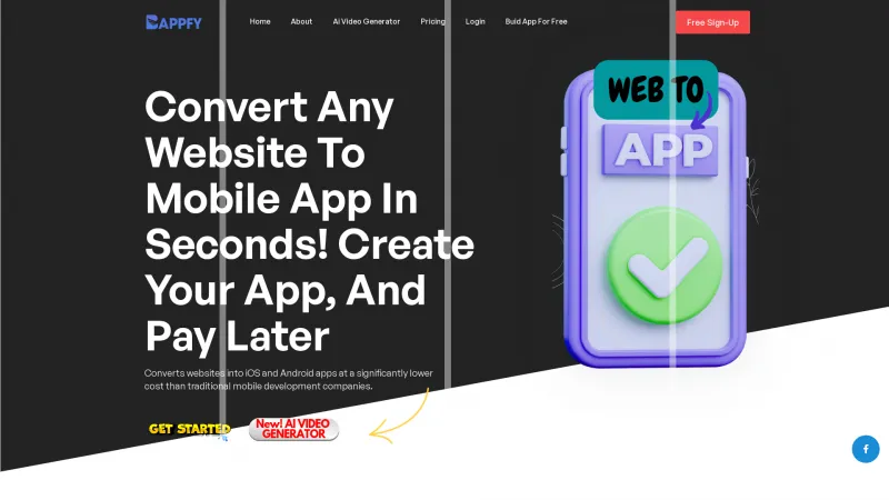 Homepage of bappfy