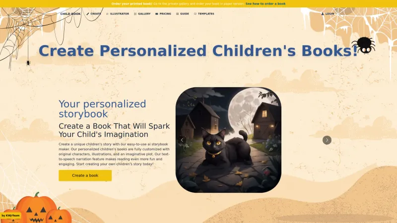 Homepage of childbook