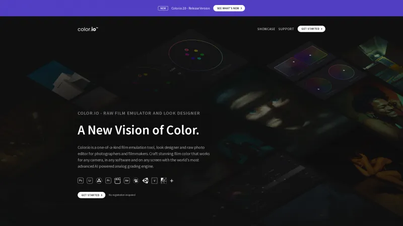 Homepage of color