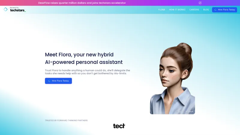 Homepage of dearflow