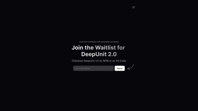 Homepage of deepunit