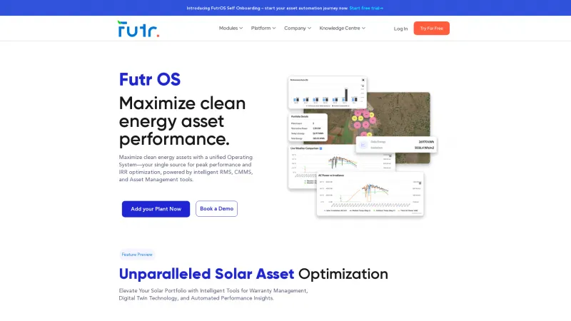 Homepage of futr