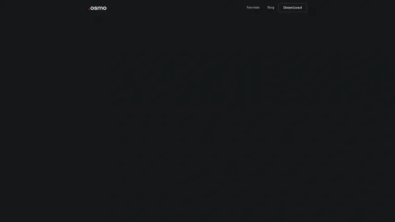 Homepage of getosmo