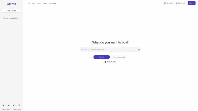 Homepage of getproduct