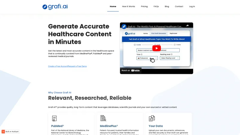 Homepage of grafi