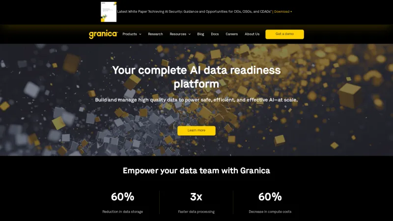 Homepage of granica