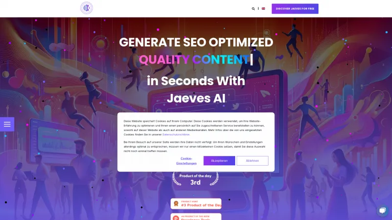 Homepage of jaeves