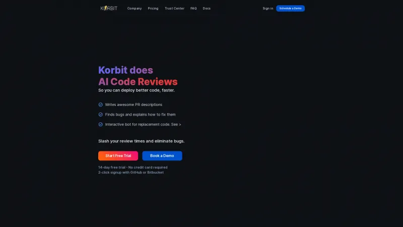 Homepage of korbit