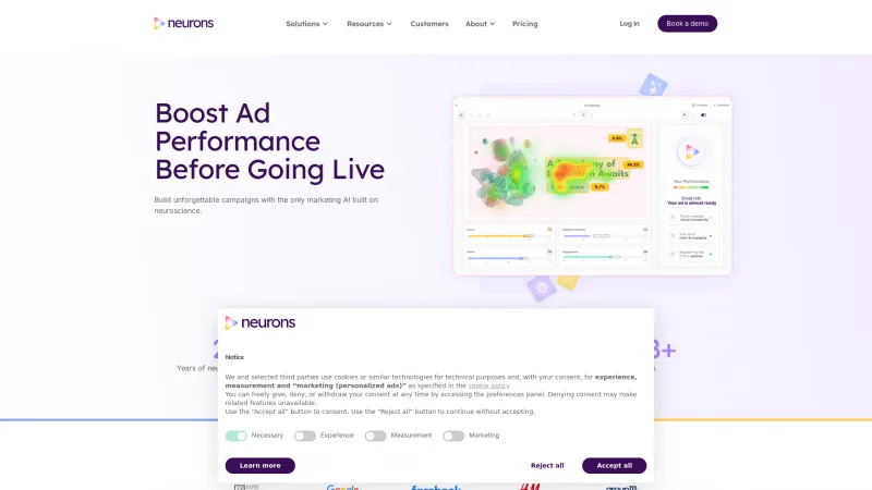 Homepage of neuronsinc