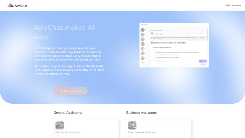 Homepage of openai-bot